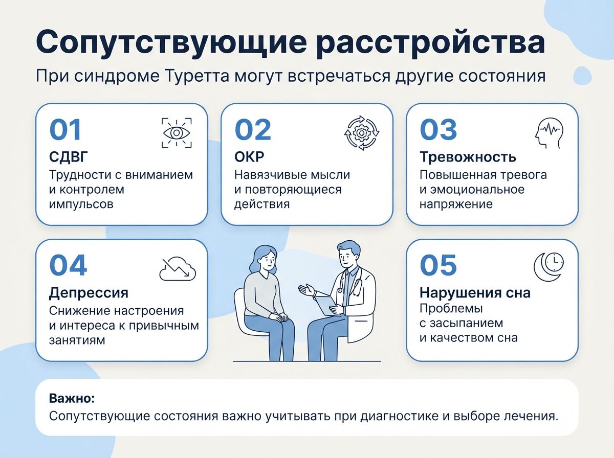 Лечение синдрома Туретта в Усть-Илимске инфографика