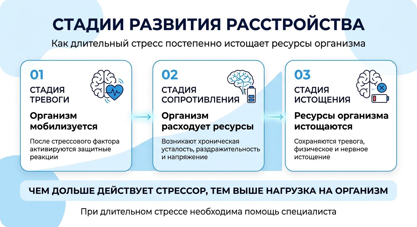 Лечение стресса в Усть-Илимске инфографика